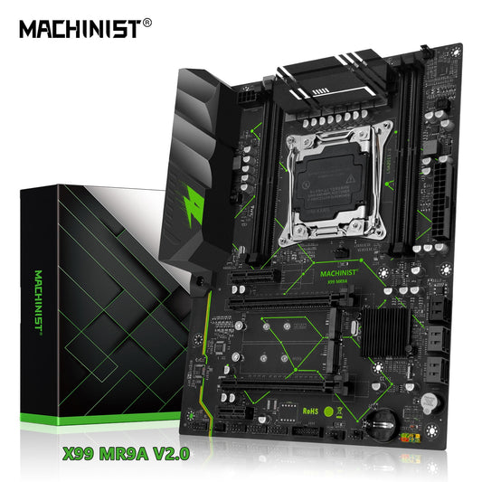 Machinist X99 Motherboard Support LGA 2011-3 Xeon E5 V3 V4 CPU processor DDR4 RAM Four channel Memory NVME M.2  X99 MR9A V2. ATX