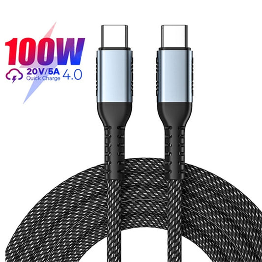 USB Type C To USB C Cable Fast Charging Charger Wire Cord