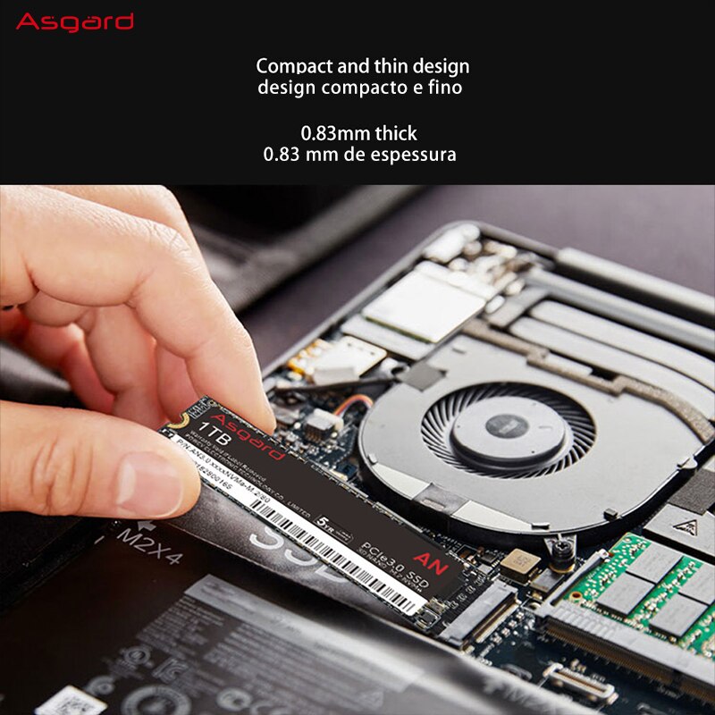 Asgard  M.2 ssd M2 512gb PCIe NVME 512GB 1TB 2TB Solid State Drive 2280 Internal Hard Disk for Laptop  Cache